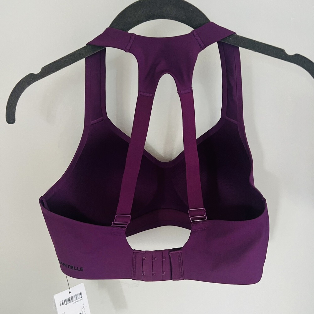 Chantelle‎ High Impact Wirefree Sports Bra, Wireless Top, Purple, Medium, NWT - Picture 4 of 12